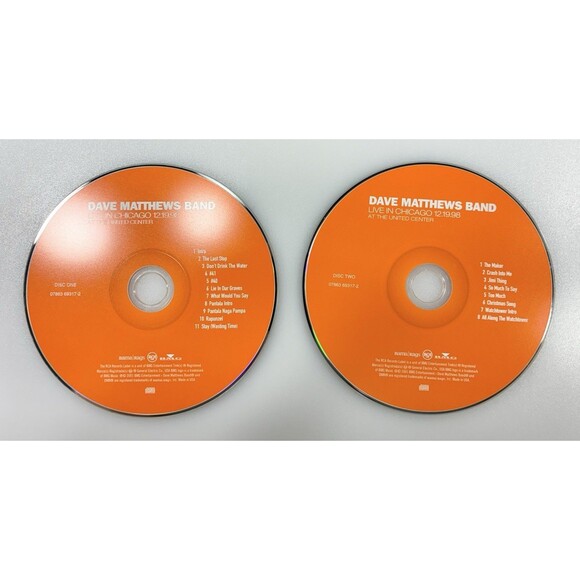 Dave Matthews Band Live in Chicago 12-19-98 at the United Center CD Tested - Picture 5 of 9